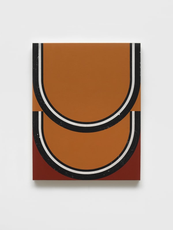 Davide Balliano UNTITLED_0342, 2025 Plaster, gesso, acrylic, and resin on linen 18 x 14 in 45.7 x 35.6 cm