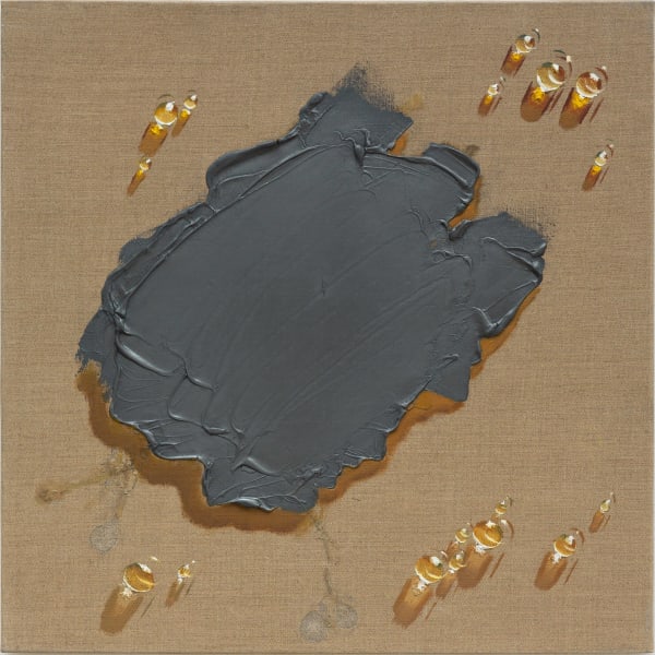 Kim Tschang-Yeul Waterdrops, 1983 Oil, graphite, acrylic on canvas Dimensions: 19 5/8 x 19 5/8 inches 50 x 50 cm