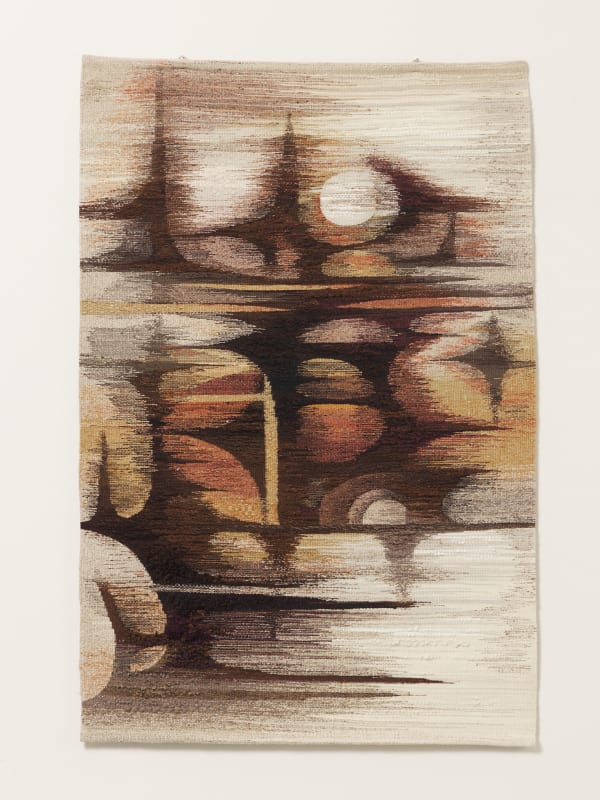 Lee ShinJa The World is Beautiful, 1980s Wool thread; tapestry Dimensions: 73 5/8 x 49 1/2 inches 187 x 125.7 cm