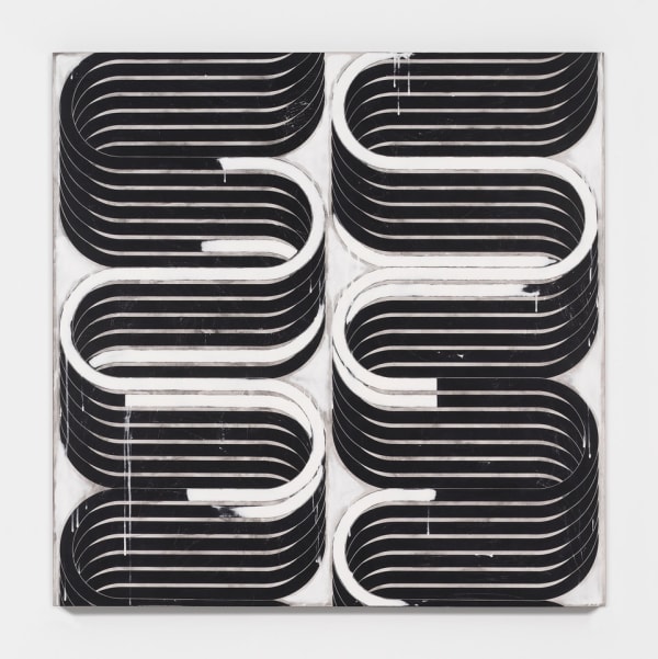 Davide Balliano UNTITLED_0141, 2019 Plaster, gesso & varnish on wood Dimensions: 48 x 48 inches 121.9 x 121.9 cm