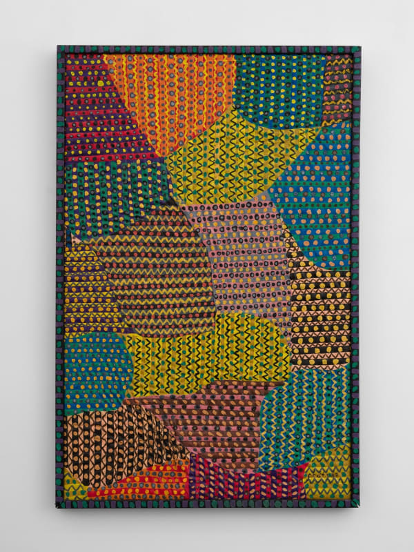 Pacita Abad, Green bamboo screen (Yellow screen), 1988