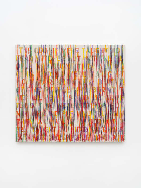 Ghada Amer, THREAT, 2025