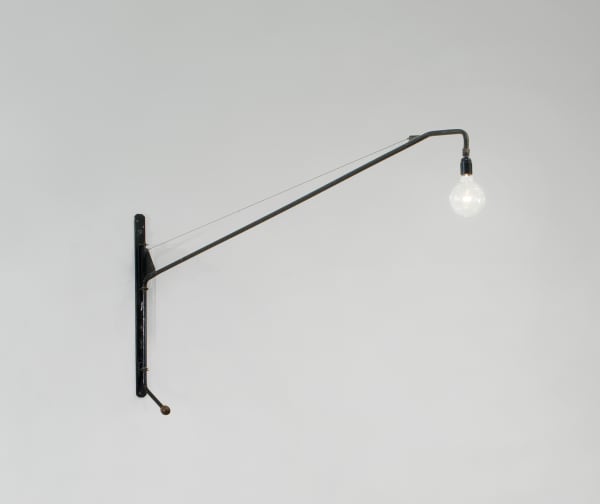 Jean Prouvé Swing Jib Lamp, c. 1950 Metal Dimensions: 28 x 78 inches 71.1 x 198.1 cm