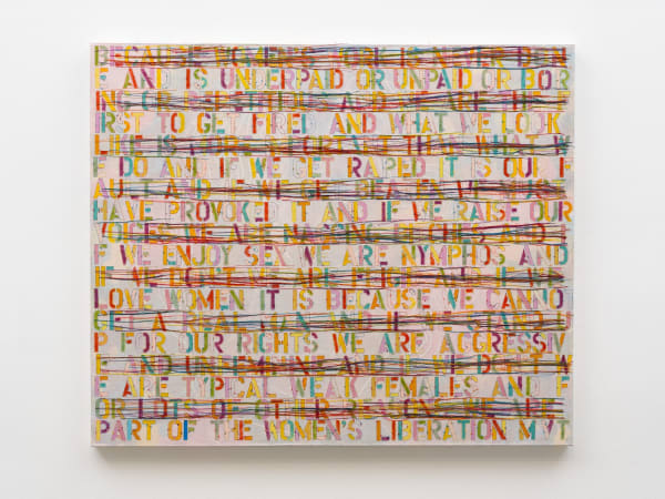 Ghada Amer, Because We Are Women, 2023