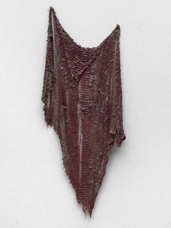 Mire Lee, Surface with many holes; concrete nets IV, 2022