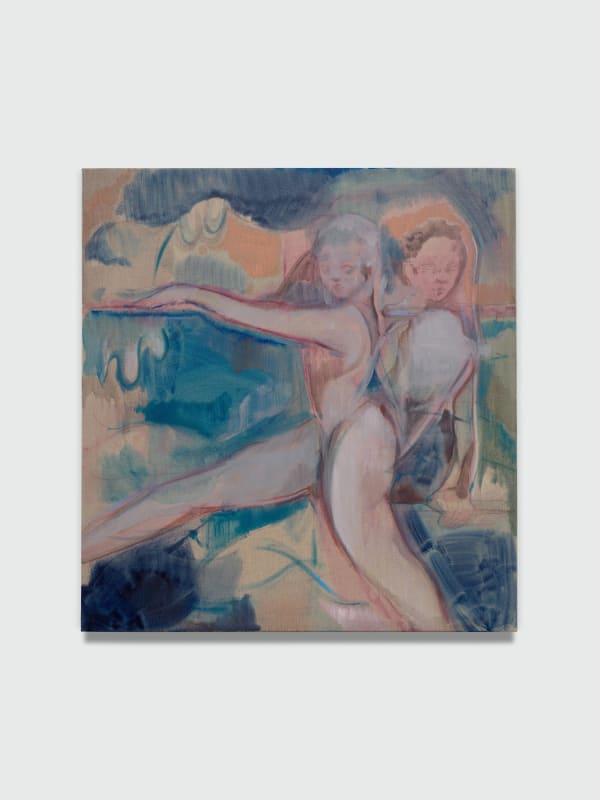 Konstantina Krikzoni, Doves, 2025, 80 x 75 cm