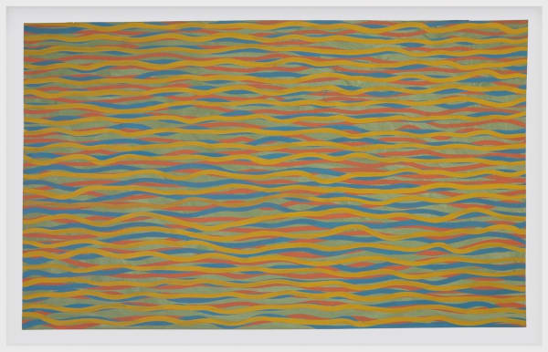 Sol LeWitt, Horizontal Brushstrokes, 2003