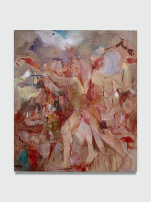 Konstantina Krikzoni, Warrior I, 2025, 160 x 140 cm