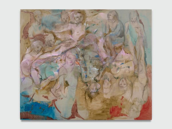 Konstantina Krikzoni, L.K. I Killed the Pink, 2025, 190 x 225 cm