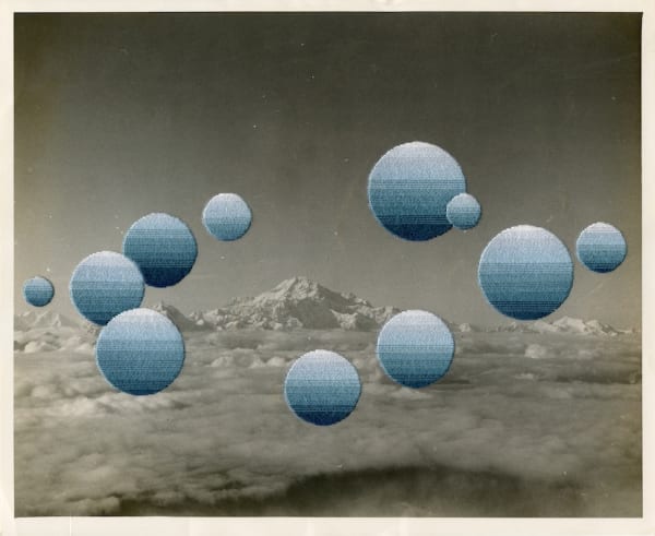 Julie Cockburn, Blue Moons, 2020