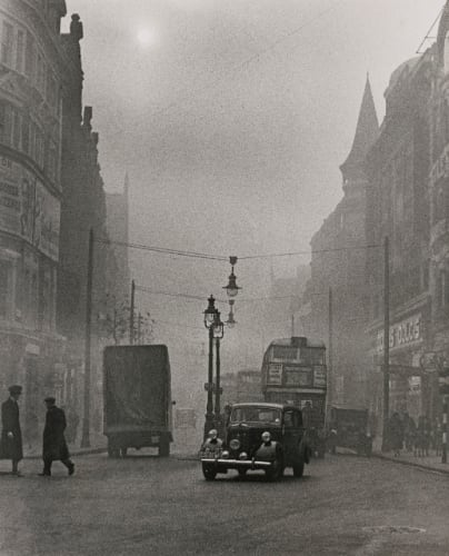 Wolfgang Suschitzky, Charing Cross Road, View from Oxford Street (Pea Soup Fog), unknown