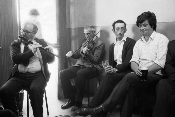 Martin Parr, County Roscommon, Errit, Coney Island Bar, John Ganly commemoration, 1983