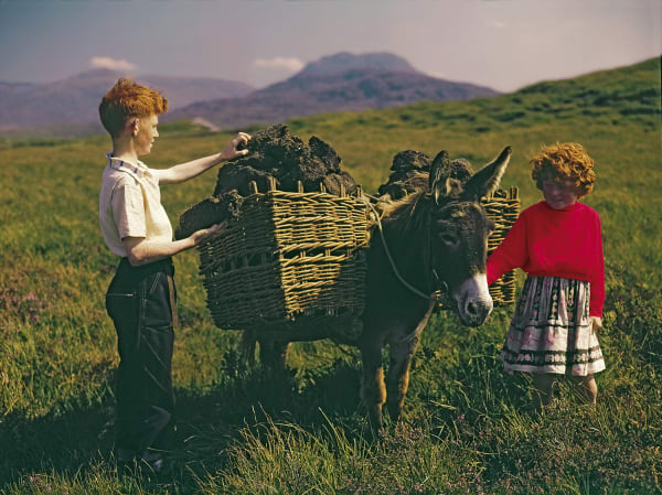 John Hinde, Collecting Turf from the Bog, Connemara