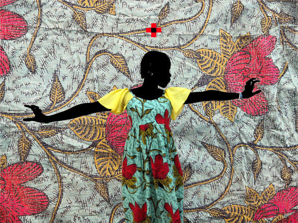 Saïdou Dicko, The red flowers 725 BF14