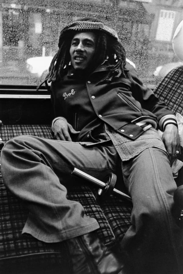 Exclusive Editions, Dennis Morris, In the bus for the "Exodus" tour, Paris, 1977