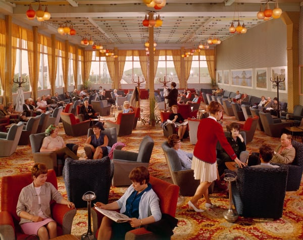 John Hinde, BUTLIN'S FILEY, A Quiet Lounge | Print Sales Gallery