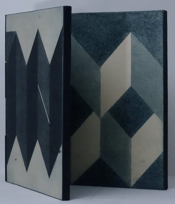 Parme Baratier, Screen on Screen, Folded Mosaic, 2021