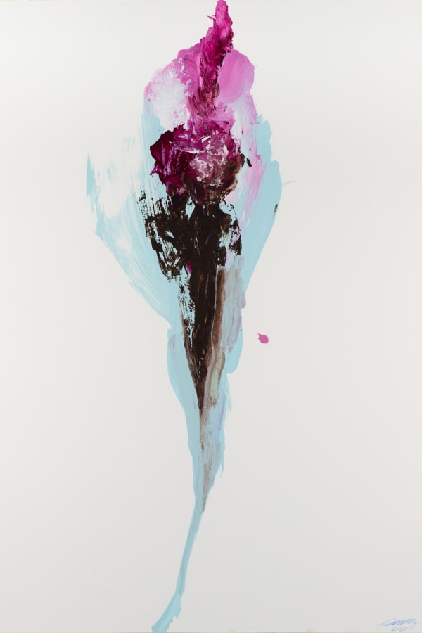 Larrache Gold (Jean Genet), 2020 Acrylic on Paper