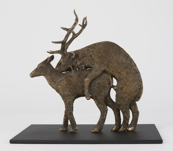 Kiki Smith, Deer Mating, 2018