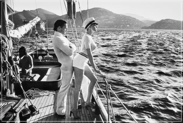 HELMUT NEWTON, Winnie on Deck, 1975