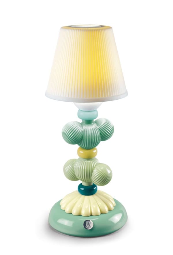 LLADRÓ, Firefly Cactus Table Lamp. Green