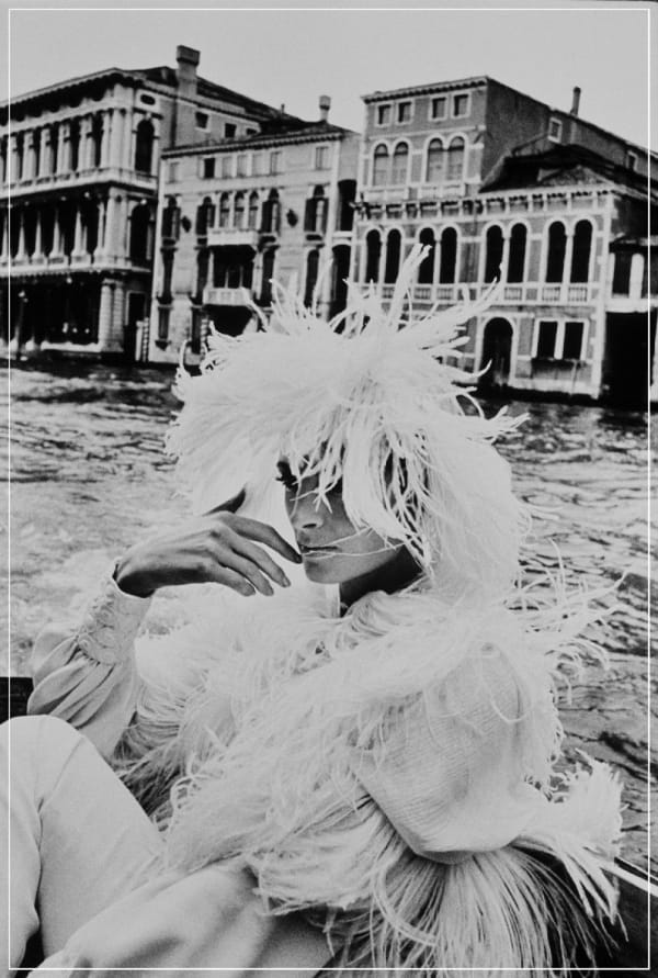 HELMUT NEWTON, White Feathers Cruising, 1966
