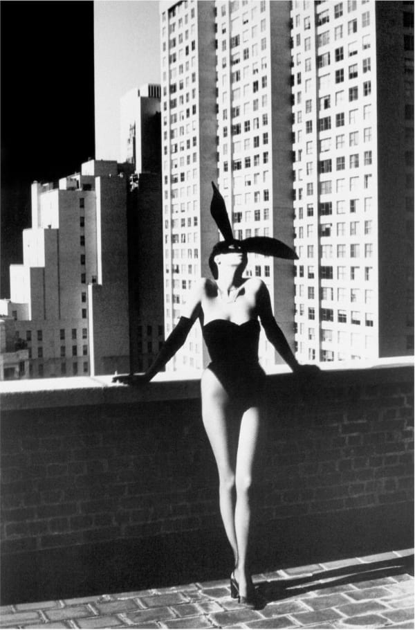 HELMUT NEWTON, Elsa Peretti in Halston Bunny Costume II, New York,, 1975
