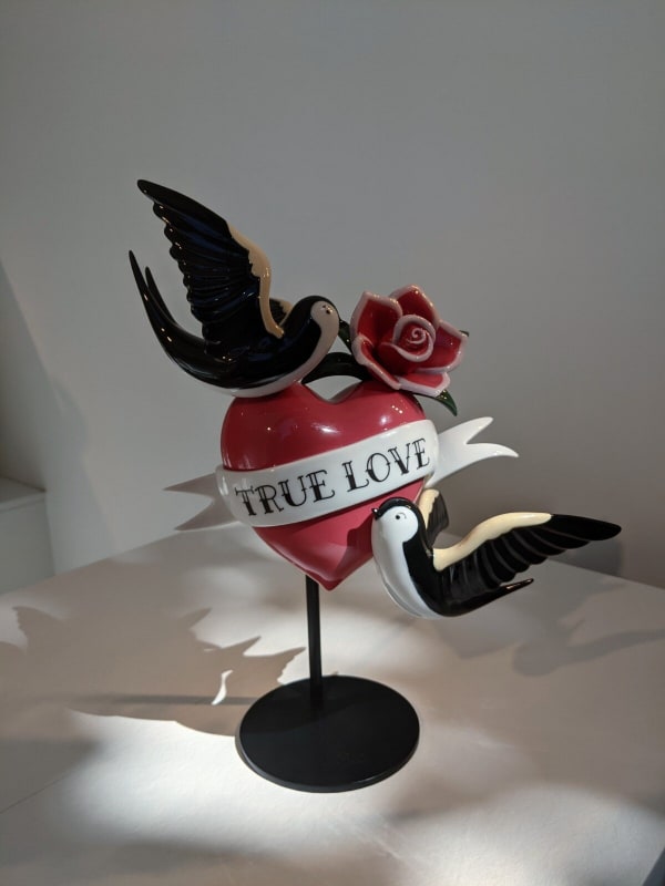 LLADRÓ, TRUE LOVE HEART SCULPTURE