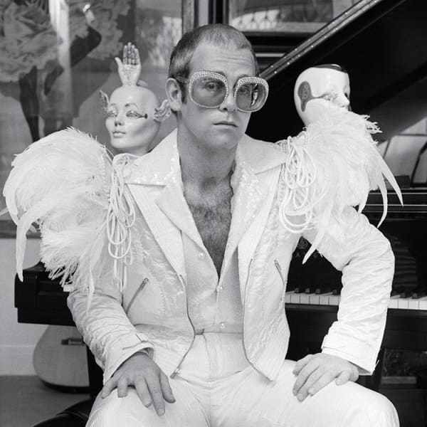 TERRY O'NEILL, Elton John Feathers, 1973
