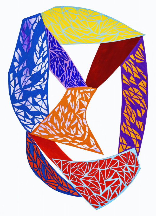 Carl Berg, Collage Abstraction 9, 2021