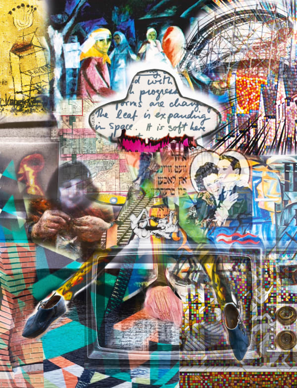Diane Holland, Palimpsestic Metanoia 12: John's Door, 2022