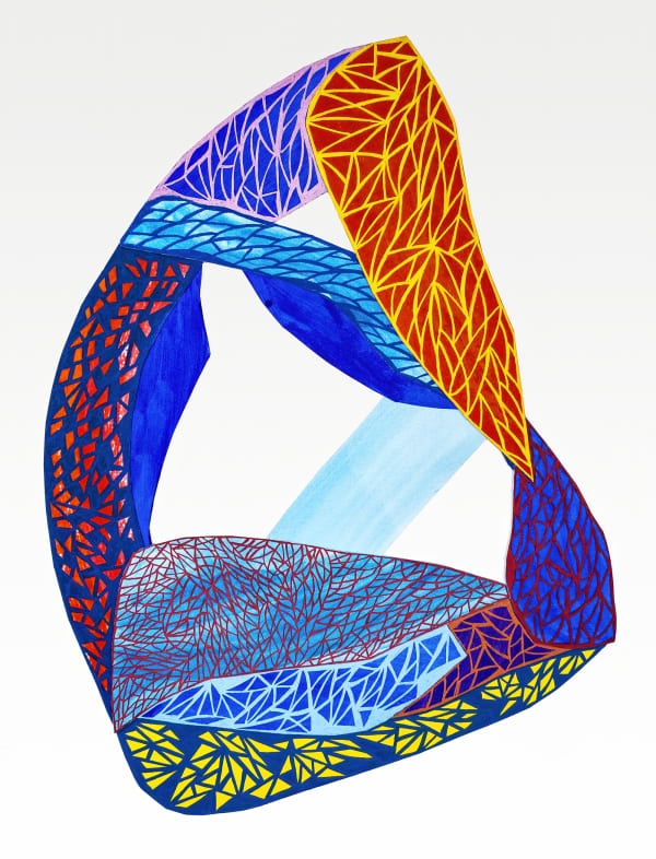 Carl Berg, Collage Abstraction 7, 2021