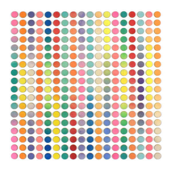 Amelia Coward, Ombre Dots on White