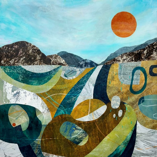 Jane Wilson, Artist, Everything Is Possible, Abstract Landscape, Original Painting, Turner Art Perspective, Essex Chelmsford Art Gallery