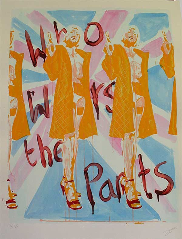 Dom Pattinson Artist Pulp Art Limited Edition silkscreen print Turner Art Perspective Essex Art Gallery