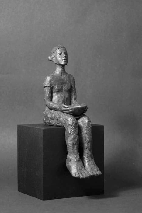 Carol Peace, Artist, Block Birth, Figurative Sculpture Exhibition, Turner Art Perspective Gallery, Essex Chelmsford Art Gallery
