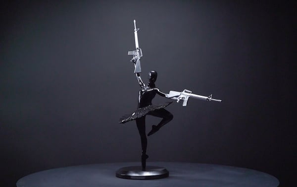 Maxim (The Prodigy), Black & Silver Balaclava Ballerina, 2021