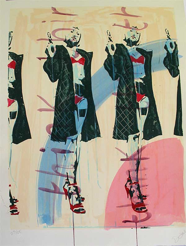 Dom Pattinson Artist Pulp Art Limited Edition silkscreen print Turner Art Perspective Essex Art Gallery