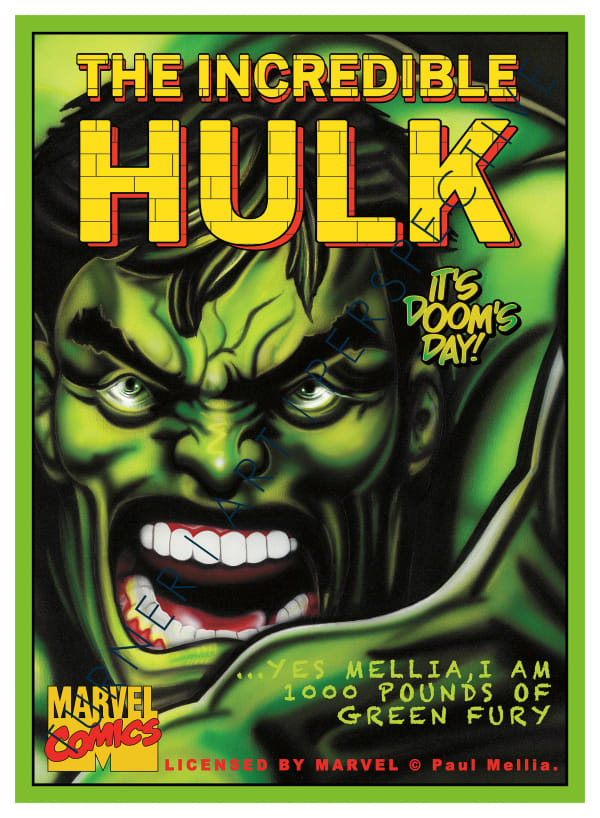 Hulk, Paul Mellia, Green, Marvel, Artist's Proof