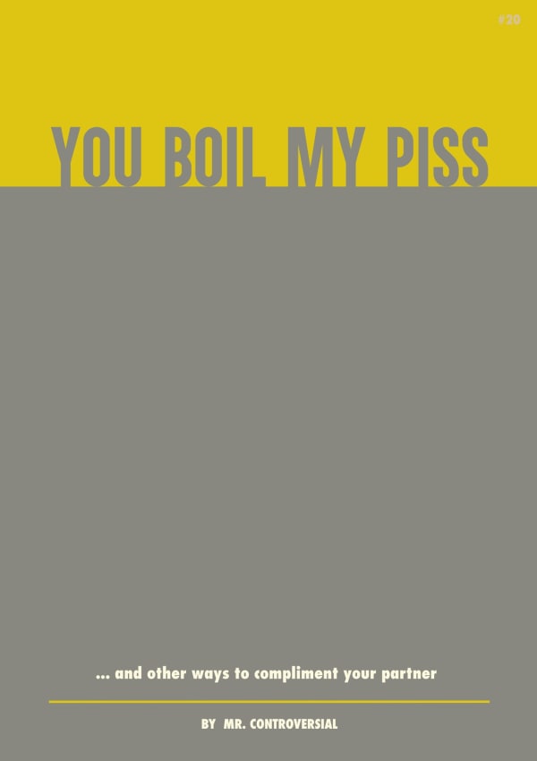 Mr Controversial, Artist, You Boil My Piss, Limited Edition, Print, Diamond Dusted, Turner Art Perspective, TAP Galleries, Essex Art Gallery