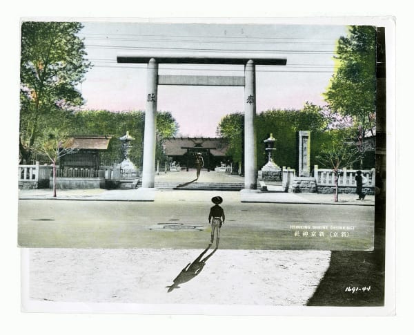 gavin mitchell, artist, Old Eastern photograph collages, turner art perspective gallery essex