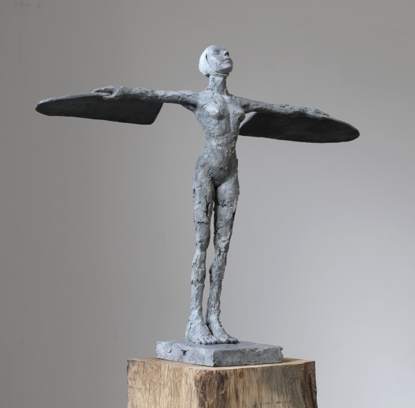 Carol Peace, Artist, Plain Girl, Figurative Sculpture, Turner Art Perspective, Essex Chelmsford Art Gallery