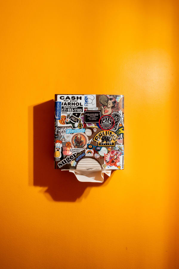 Samuel Ryde, Artist, Miracle Of Science, Orange, Hand dryer, Print, Toilet, Turner Art Perspective, Essex Chelmsford Art Gallery