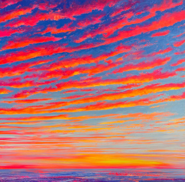 Pink-Horizon-I-Ed-Sumner-Oil-On-Canvas-2024-Turner-Art-Perspective