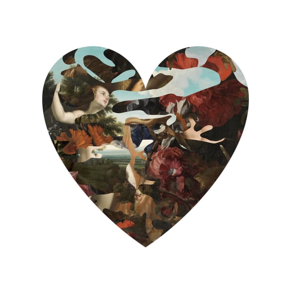 Magnus Gjoen, I Hold Your Faith, Hold Mine -Moss, Limited edition print, Heart, Turner Art Perspective, TAP Galleries, Essex art gallery