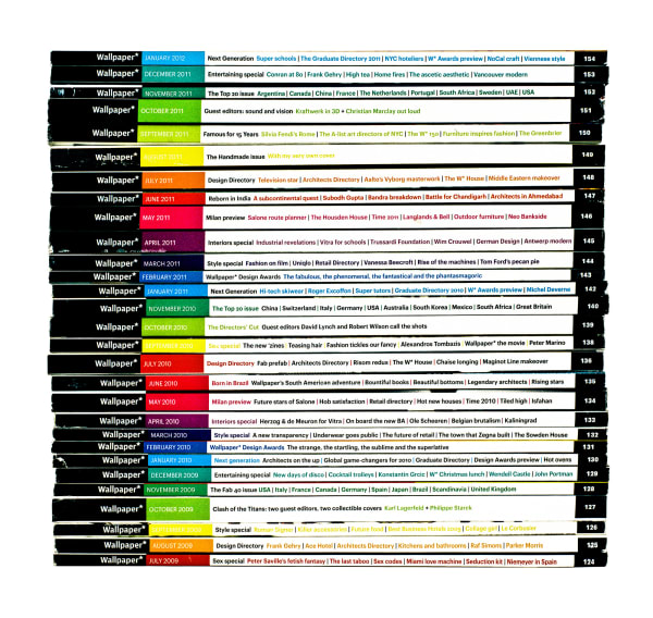 Mark Vessey, Artist, Wallpaper magazine collection, Turner Art Perspective, Essex Chelmsford Art Gallery