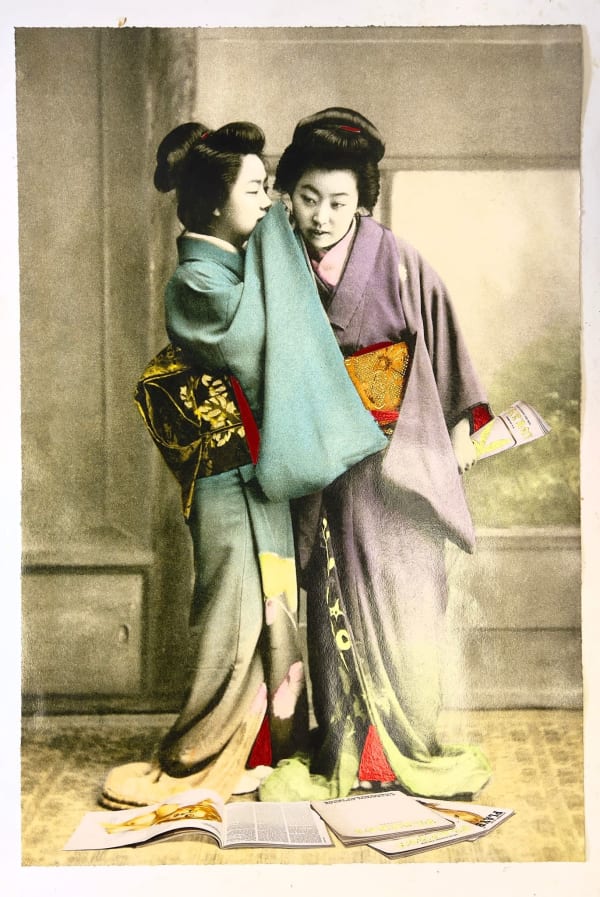 Gavin Mitchell, Artist, Just Between Me and You (Large), Geisha Girls, TAP Galleries, Turner Art Perspective, Essex Art Gallery