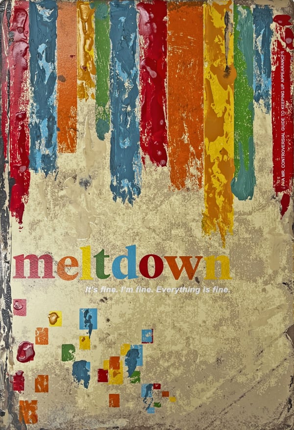 Mr Controversial, Artist, Meltdown, Hand-finished, Limited edition, Colour, Turner Art Perspective, Essex Chelmsford Art Gallery