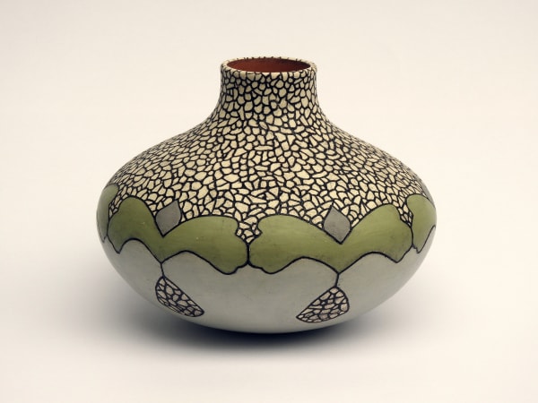 Lola Swain, British potter and ceramic artist, Turner Art Perspective, Essex art gallery, Shenfield