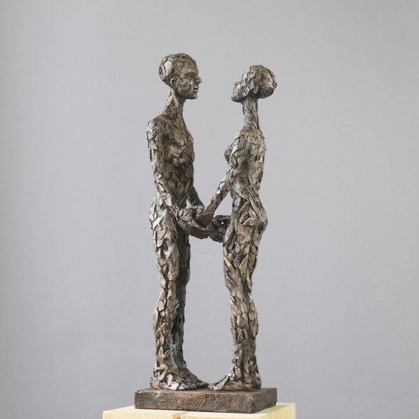 Carol Peace, Artist, There You Are, Bronze Resin, Figurative Sculpture, Turner Art Perspective, Essex Chelmsford Art Gallery